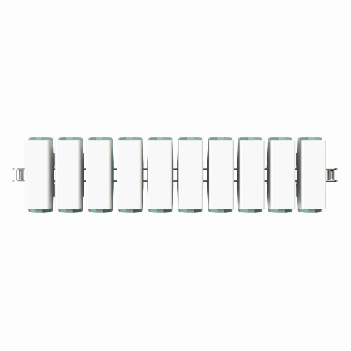 Rexnord 1873TAB SideGrip™ Side-flexing, Material: Heat Stabilized (Green), Width: 3.75in, Pitch: 1.5in - 81421015