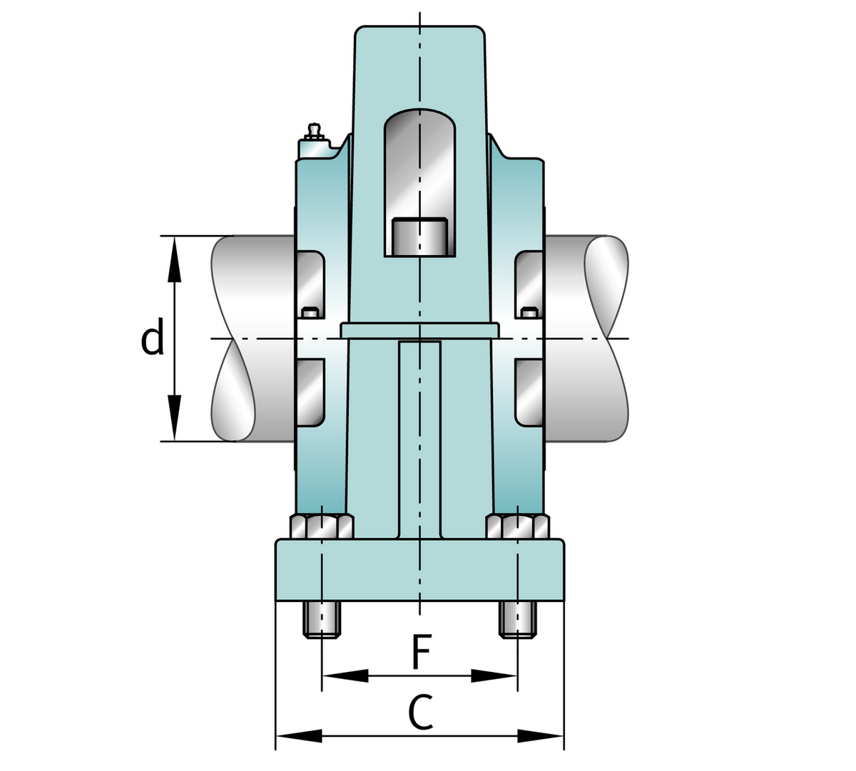 Узел стационарного корпуса FAG S1BCH-105MM-FL