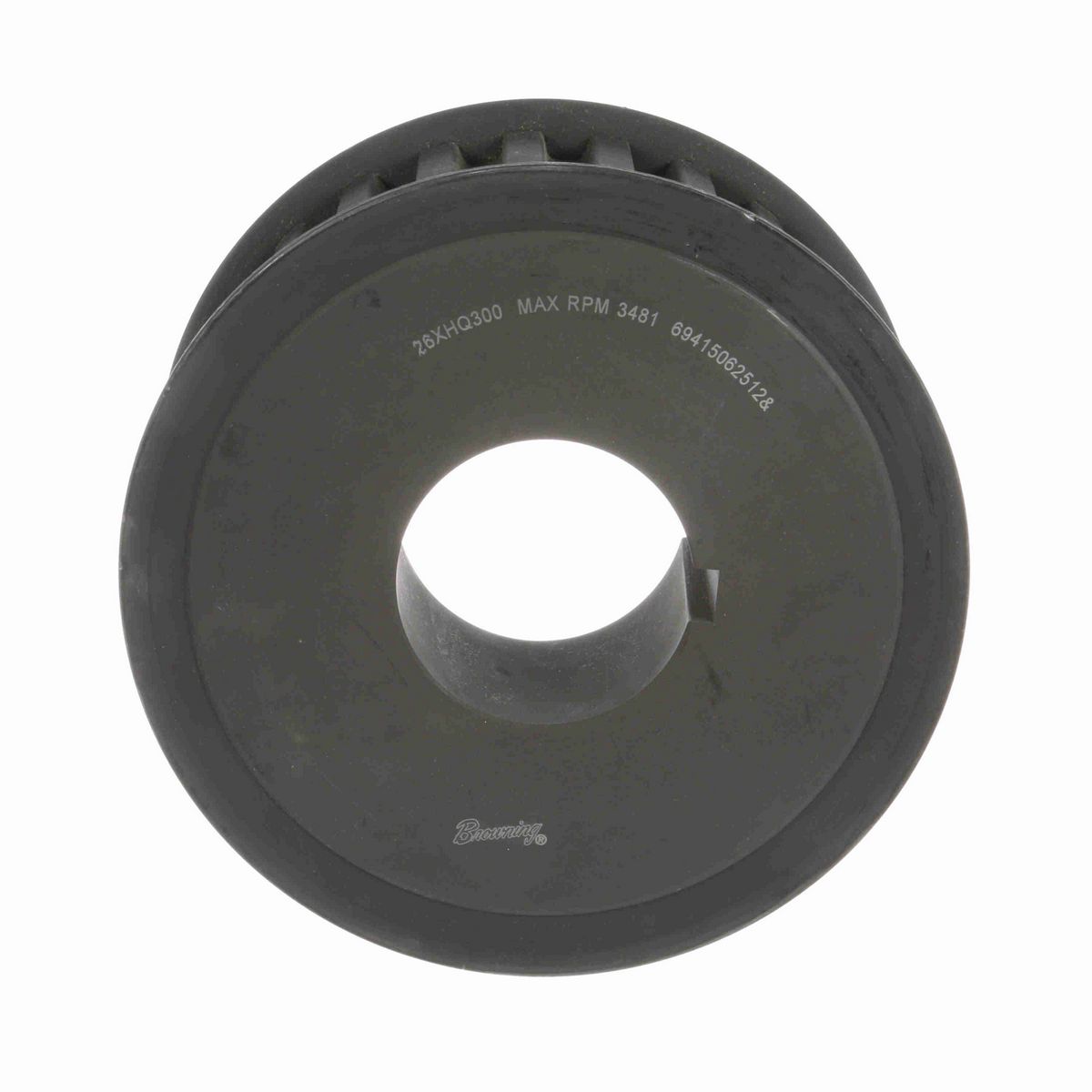 Browning Steel Bushed Bore Gearbelt Pulley - 26XHQ300