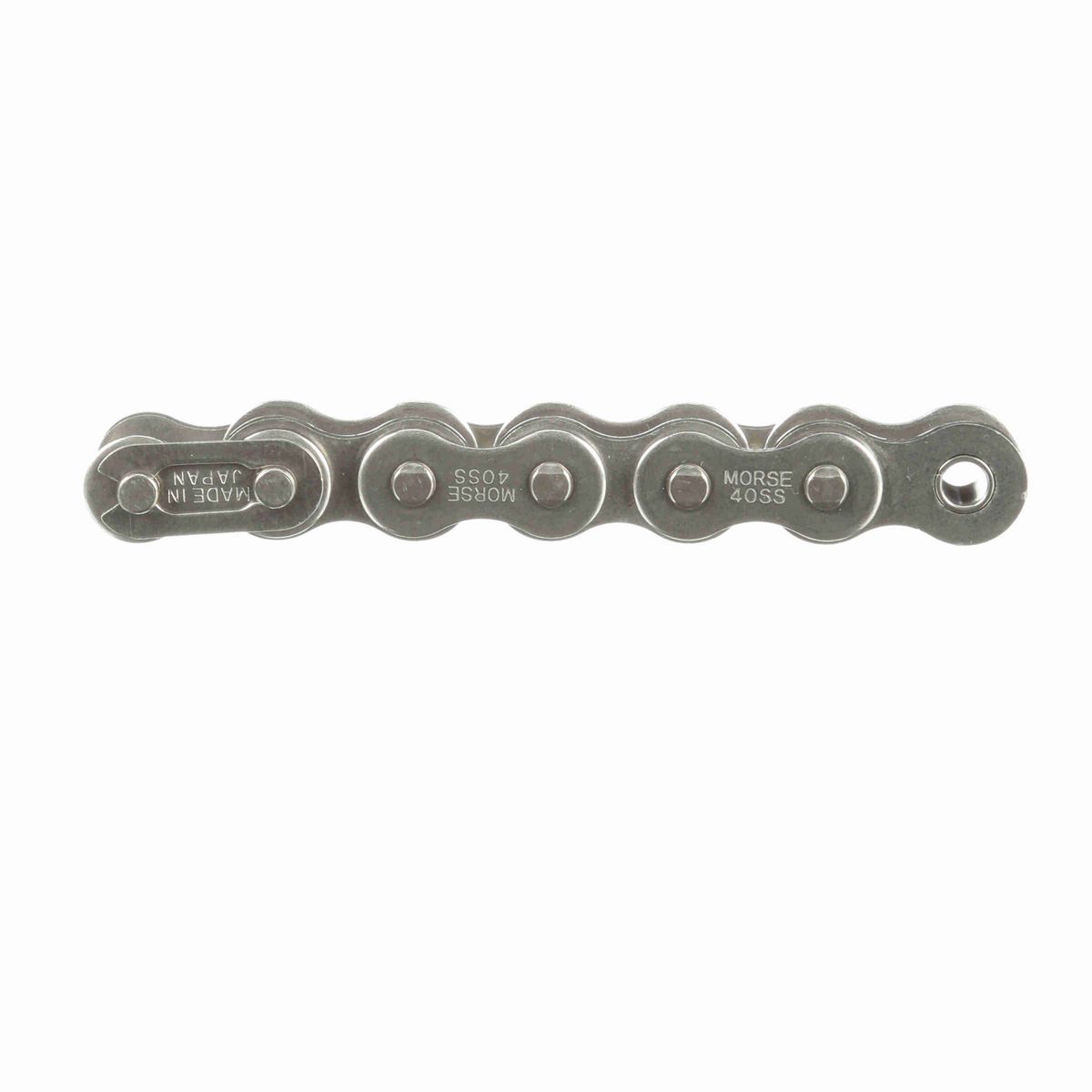 Morse Stainless Steel Riveted Roller Chain - 40SS R 10FT