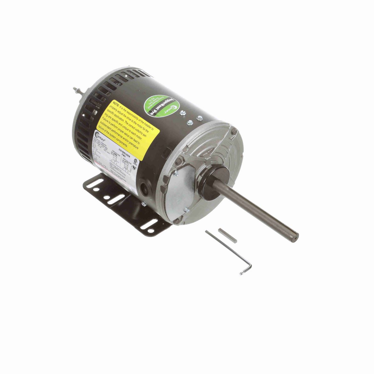 Century JuggerNaut® Pro Condenser Fan Motor, 1/2 HP, 3 Ph, 60 Hz, 230/460 V, 1200 RPM, 56Z Frame, OPAO - H1055A-PRO