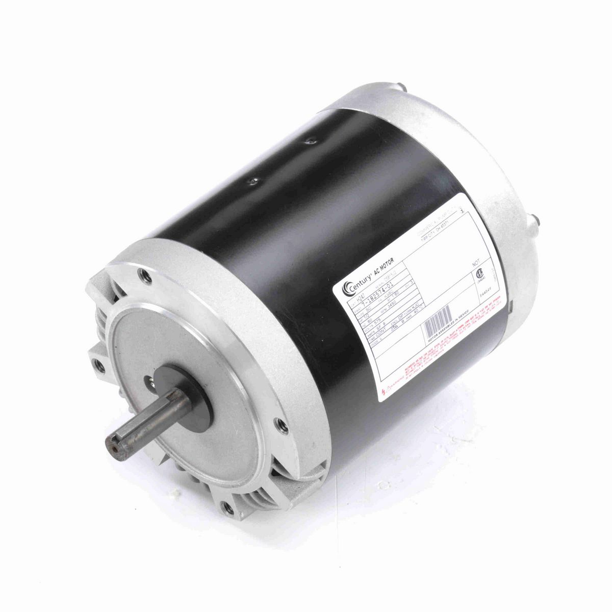 Century General Purpose Pump Motor, 1/2 HP, 3 Ph, 60 Hz, 575 V, 3600 RPM, K56C Frame, DP - H247