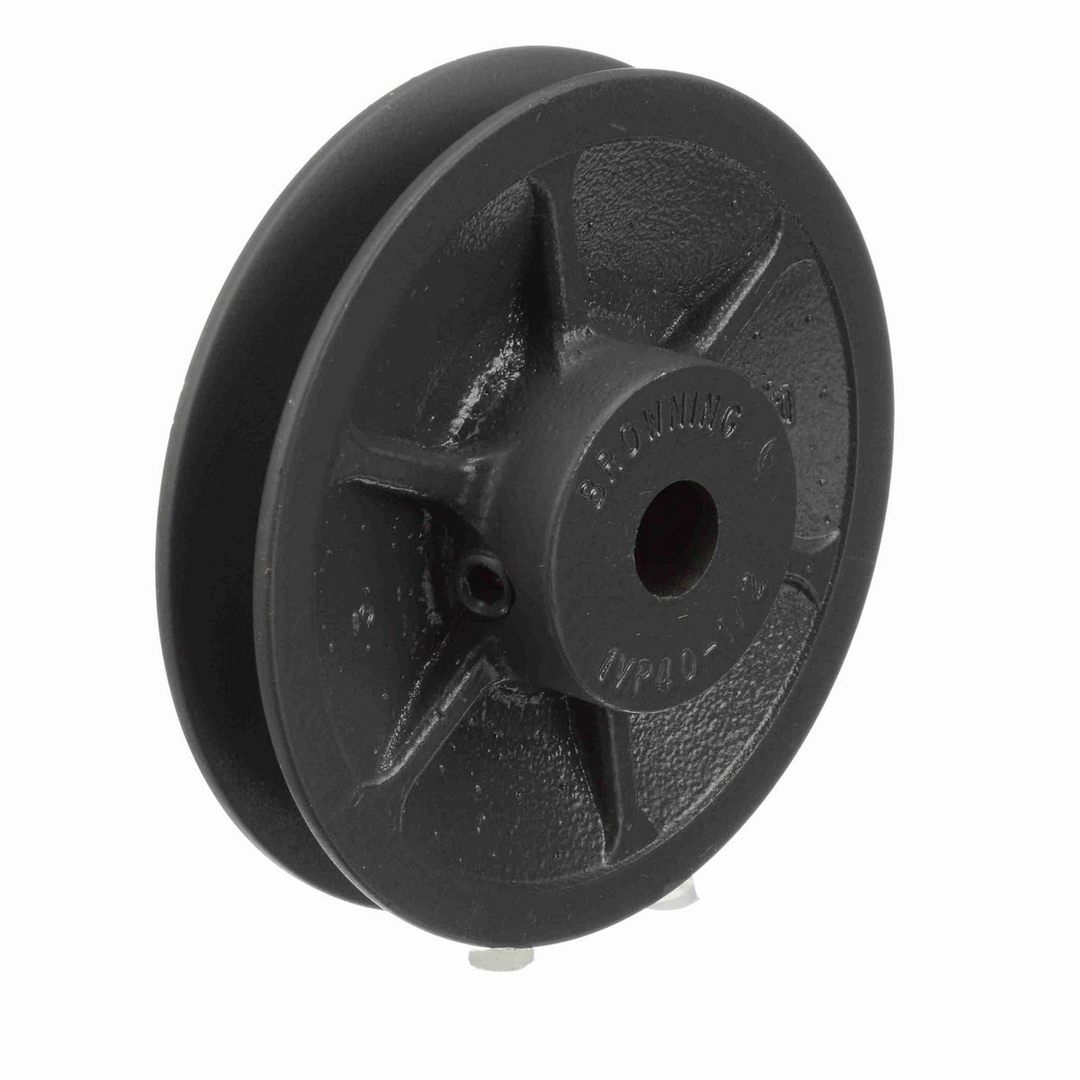 Browning 1 Groove Cast Iron Finish Bore FHP Variable Pitch Sheave - 1VP40X1/2