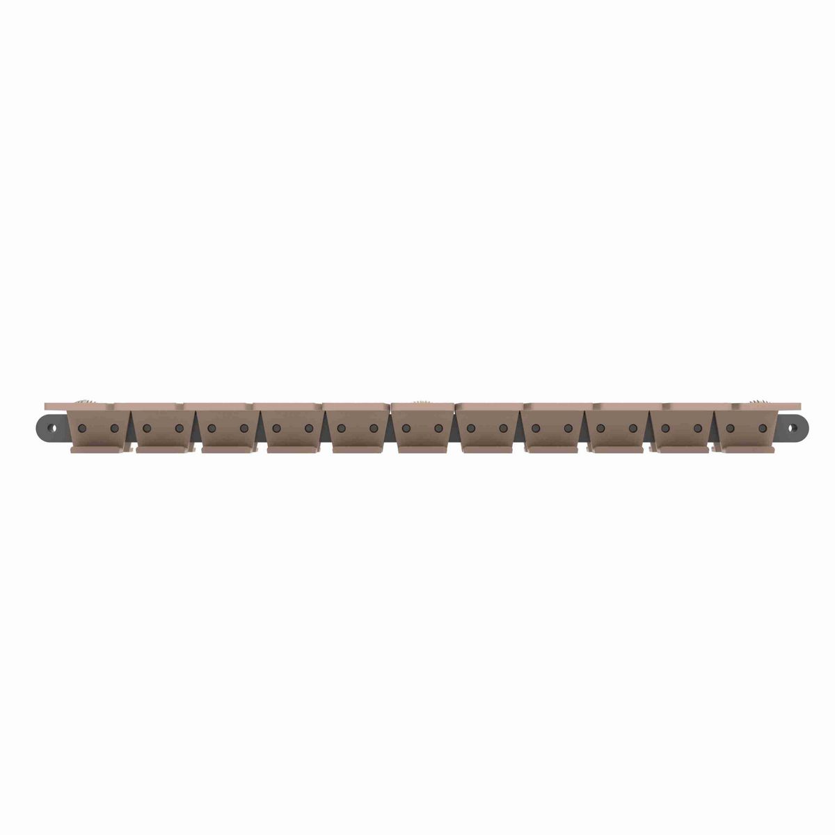 Rexnord 1873TAB SuperGrip™ Side-flexing SuperGrip™, Material: Tan Low Friction, Width: 7.5in, Pitch: 1.5in - 81437944