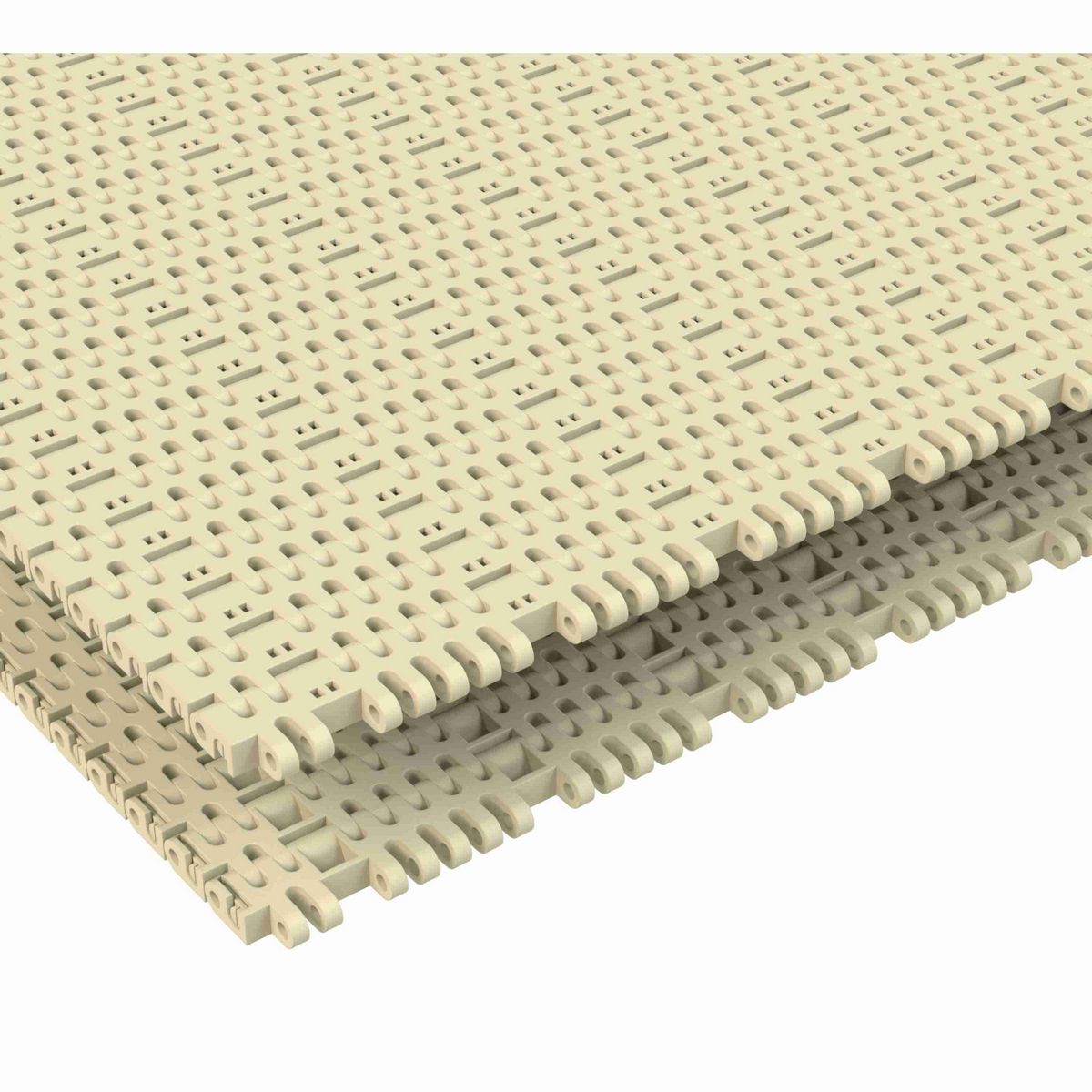 Rexnord 7708 Straight Running Open Area, Material: Beige High Temperature, Width: 72in, Pitch: 1in - 10403180