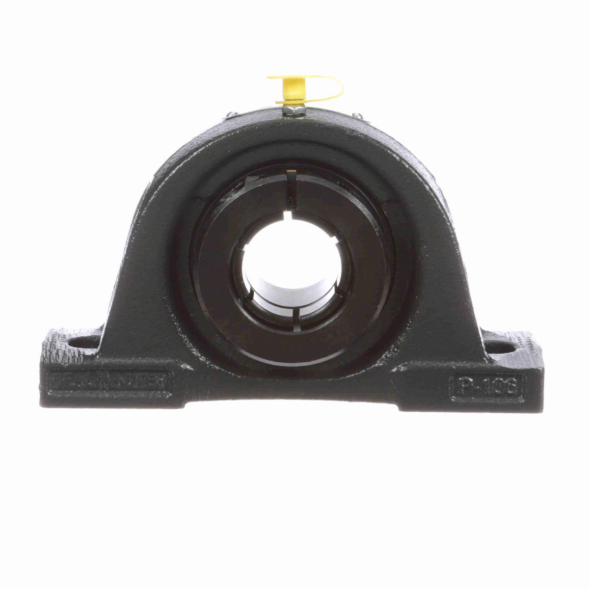 Sealmaster Mounted Cast Iron Two Bolt Pillow Block Ball Bearing - 52100 Bearing Steel, Black Oxided - Concentric Lock - NP-20T