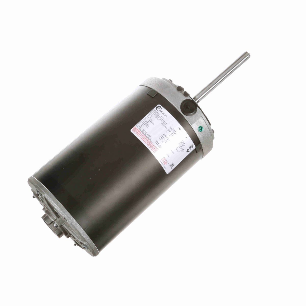 Century Condenser Fan Motor, 1.5 HP, 3 Ph, 60 Hz, 200-230/460 V, 1200 RPM, 56Y Frame, TEAO - H697V1