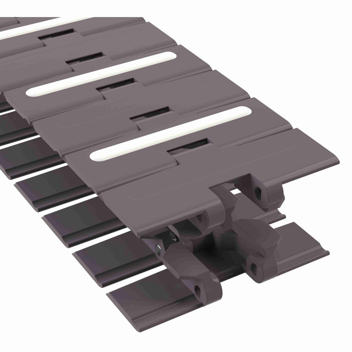 Rexnord 880TAB RubberTop® Side-flexing RubberTop®, Material: Brown High Performance, Width: 4.5in, Pitch: 1.5in - 81415982