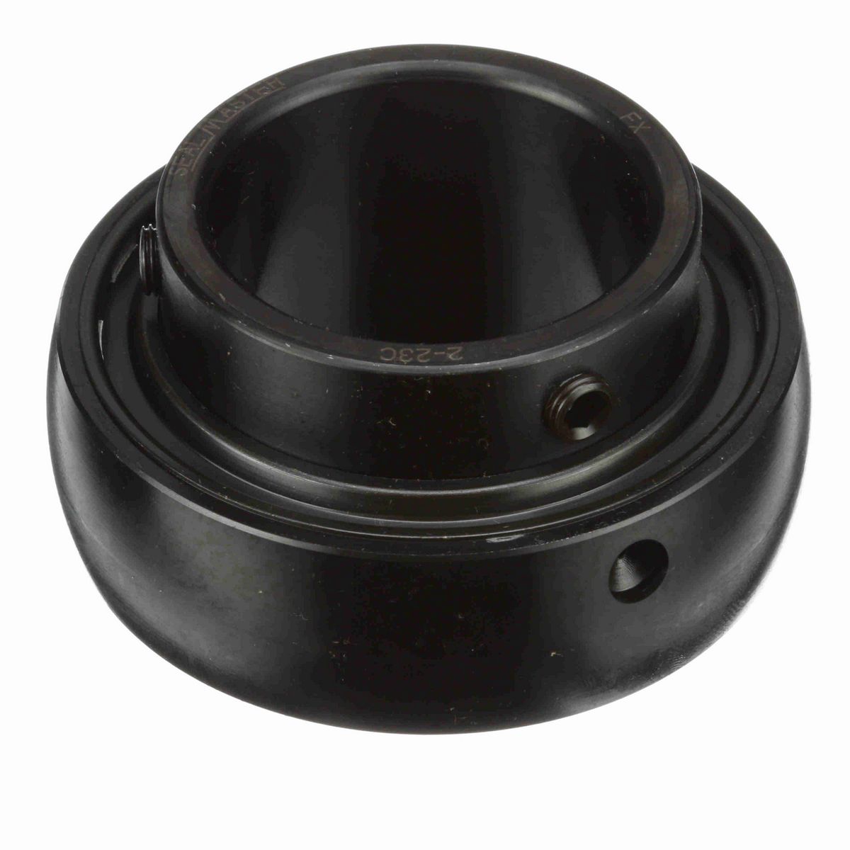 Sealmaster Mounted Insert Only Ball Bearing - 52100 Bearing Steel, Black Oxided - Setscrew Lock - 2-23C