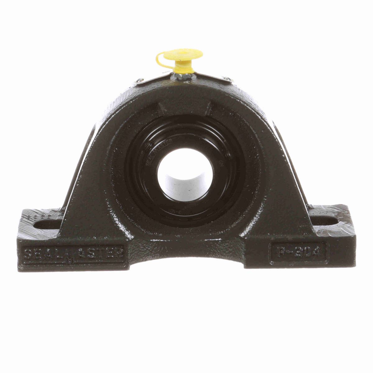 Sealmaster Mounted Cast Iron Two Bolt Pillow Block Ball Bearing - 52100 Bearing Steel, Black Oxided - Setscrew Lock - MP-16C