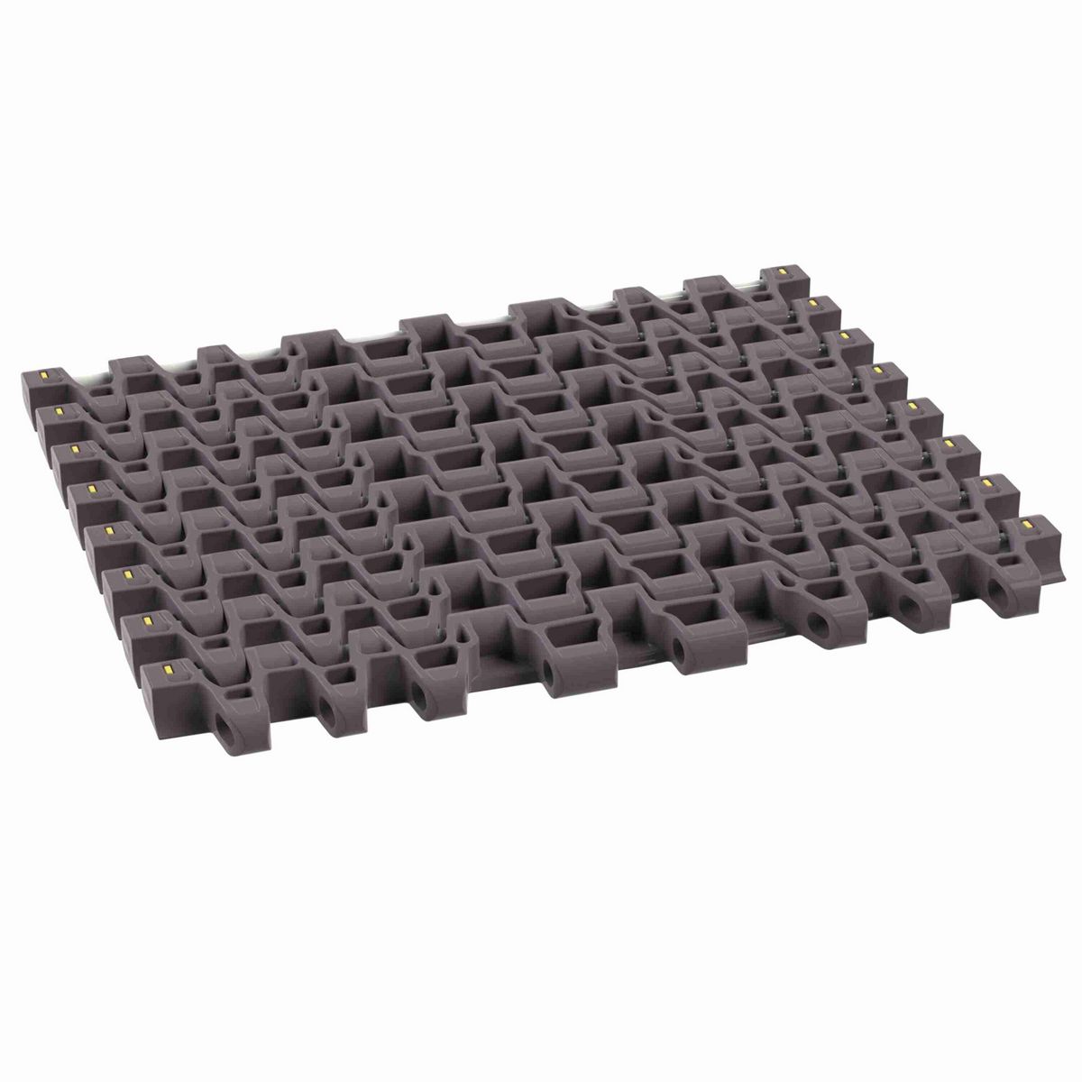 Rexnord 7966NT Side-flexing Flush Grid, Material: Brown High Performance, Width: 15in, Pitch: 1.5in - 81446231
