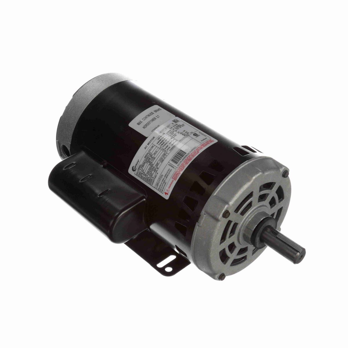 Century OEM Replacement Motor, 3.0 HP, 3 Ph, 60 Hz, 208-230/460 V, 1800 RPM, 56Y Frame, ODP - H980L