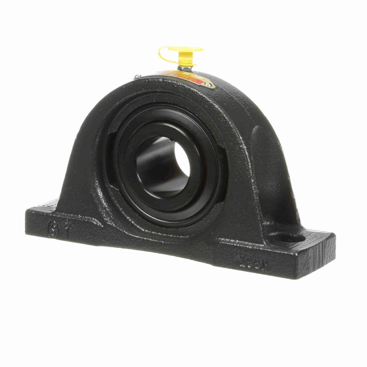 Sealmaster Mounted Cast Iron Two Bolt Low Base Pillow Block Ball Bearing - 52100 Bearing Steel, Black Oxided - Setscrew Lock - NPL-20