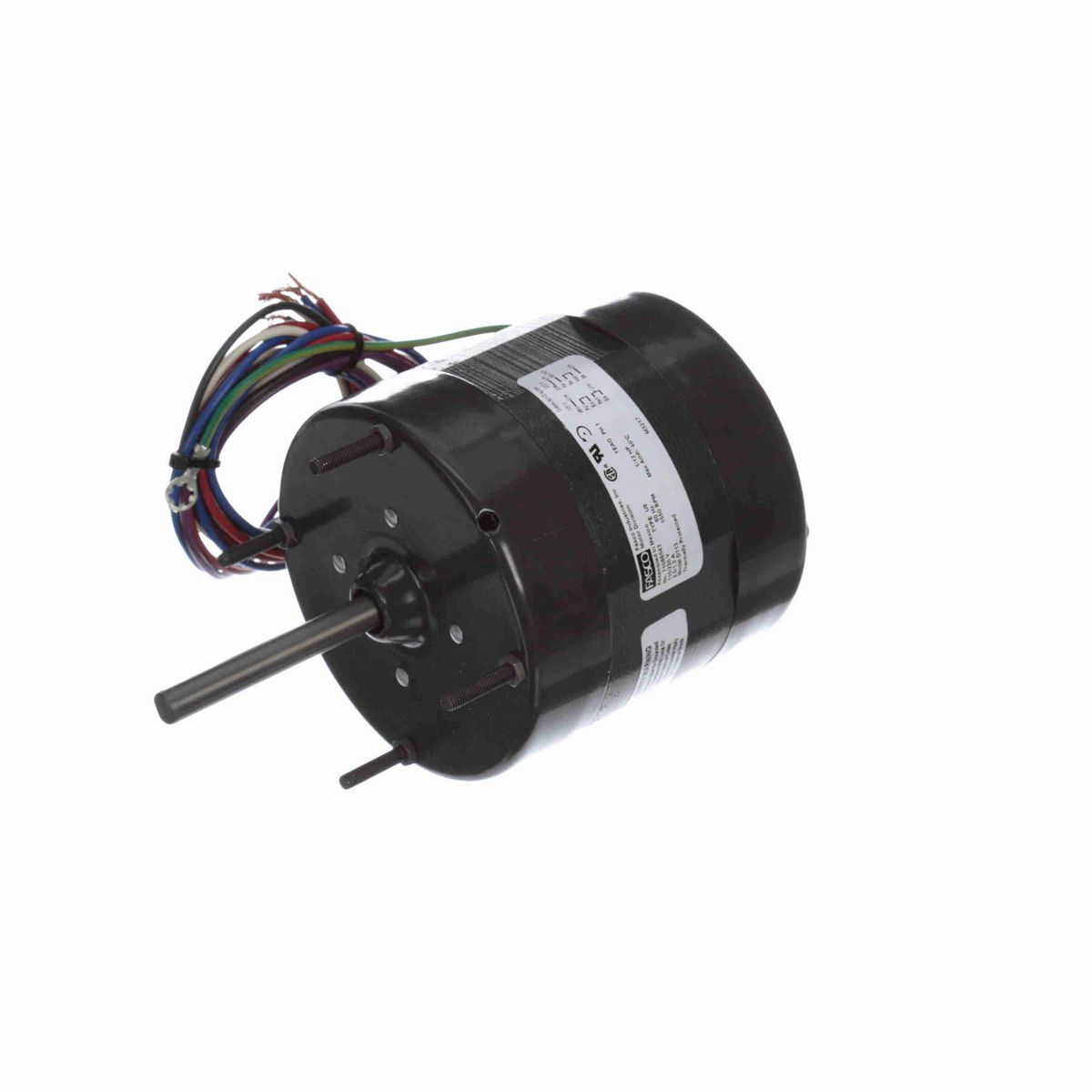 FASCO Fan Coil & Air Conditioner Motor, 1/12 HP, 1 Ph, 60 Hz, 115/230 V, 1550 RPM, 1 Speed, 4.4" Diameter, TEAO - D113