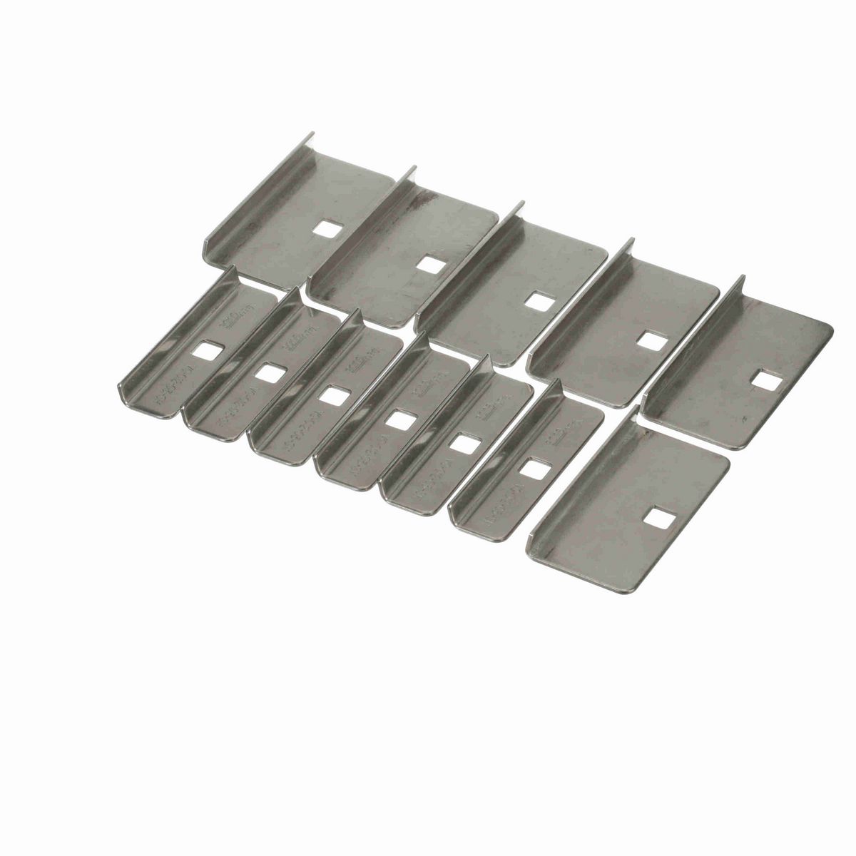 System Plast Single Rail Clamp- Stainless Steel- 3"-~Square Hole - VG-012-03-SH