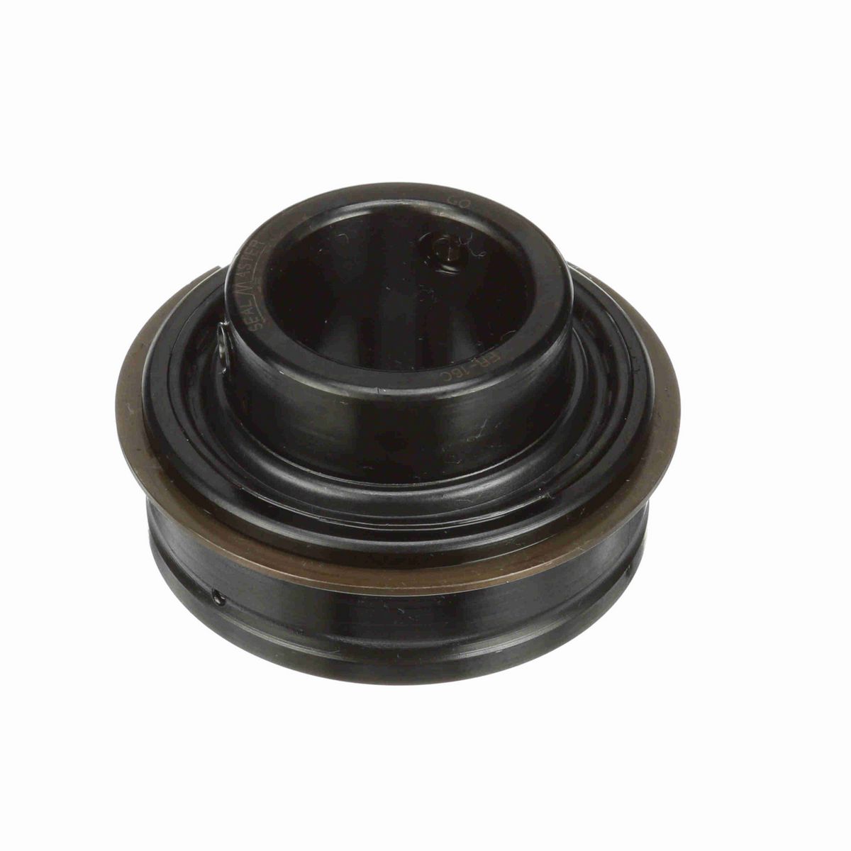 Sealmaster Mounted Insert Only Ball Bearing - 52100 Bearing Steel, Black Oxided - Setscrew Lock - ER-16C