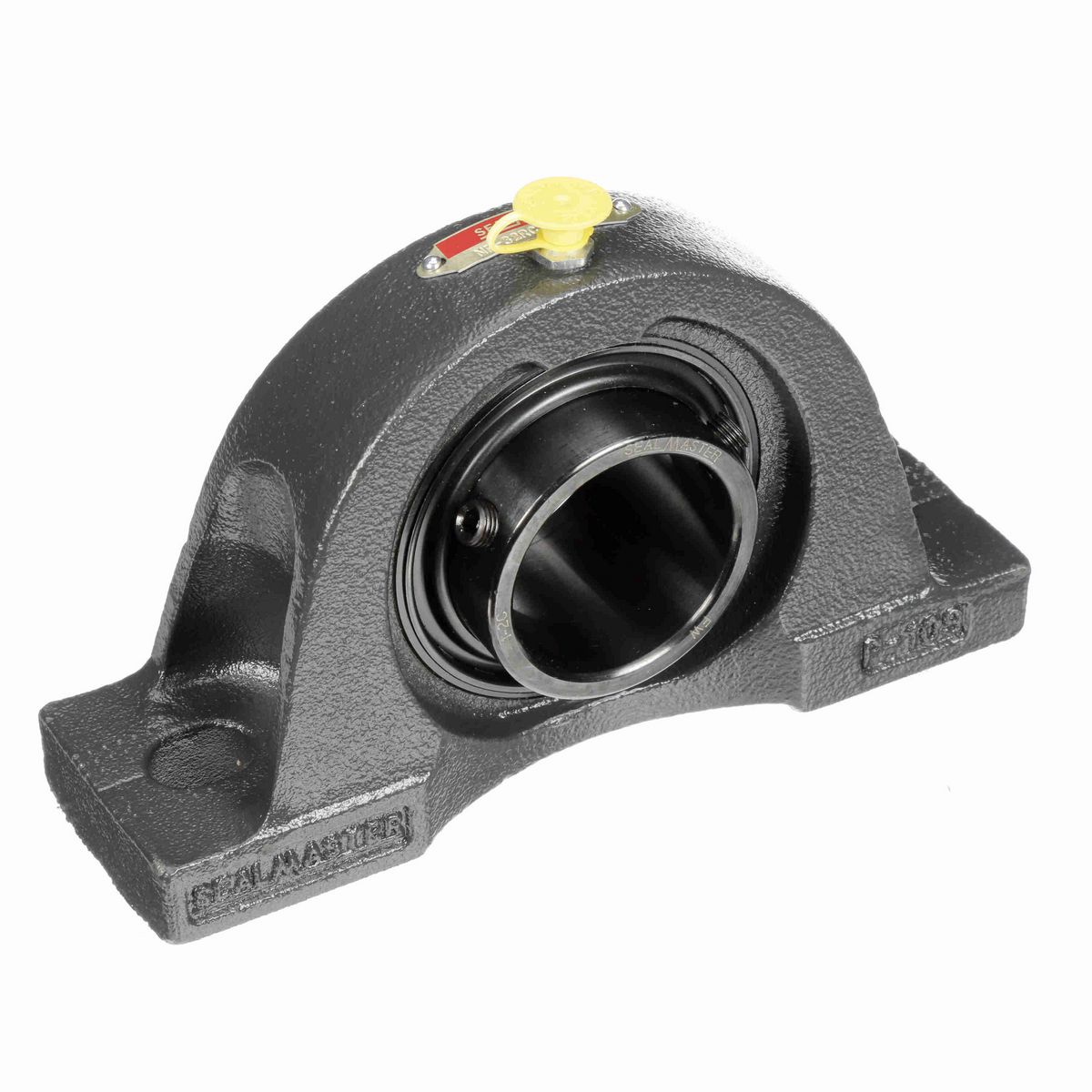 Sealmaster Mounted Cast Iron Two Bolt Pillow Block Ball Bearing - 52100 Bearing Steel, Black Oxided - Setscrew Lock - NP-32RC