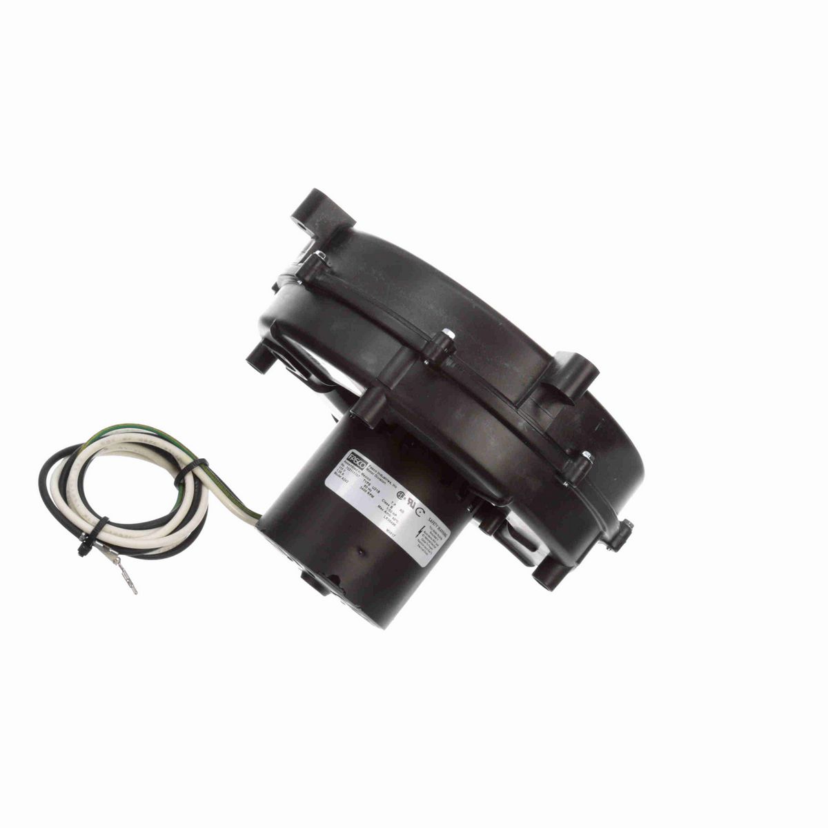 FASCO Round Outlet Shaded Pole OEM Replacement Draft Inducer Blower, 115 Volts, Flange: No - A242