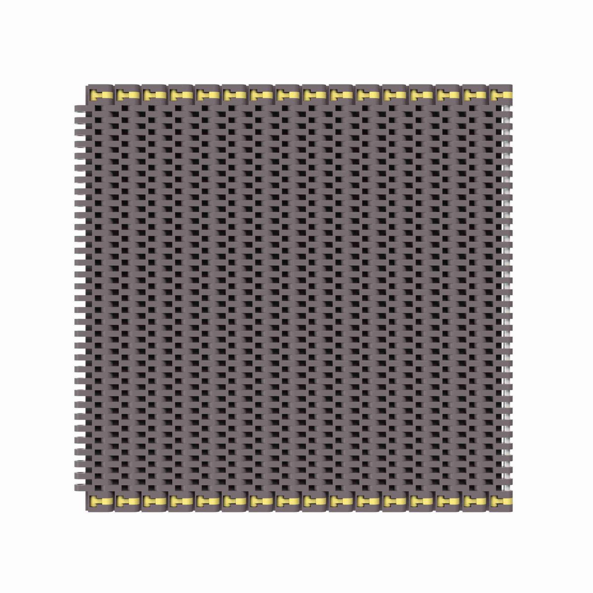 Rexnord 8505 Straight Running Solid Top, Material: Brown High Performance, Width: 12in, Pitch: 0.75in - 81421211