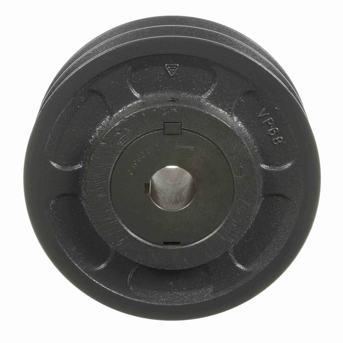 Browning 2 Groove Cast Iron Finish Bore FHP Variable Pitch Sheave - 2VP68X1