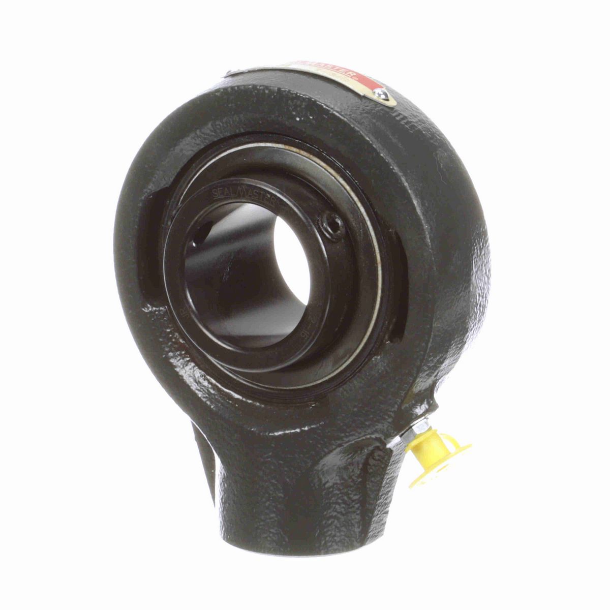 Sealmaster Mounted Cast Iron Hanger Unit Ball Bearing - 52100 Bearing Steel, Black Oxided - Setscrew Lock - SEHB-22