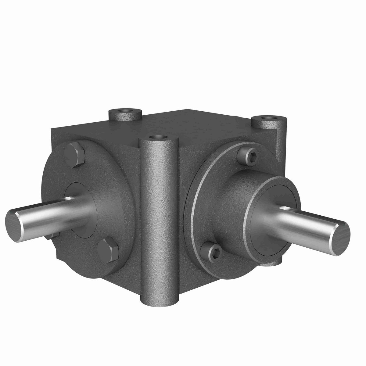 Hub City Bevel Gear Drives Cast Iron Bevel Reducer - M2 2/1 D,E ST