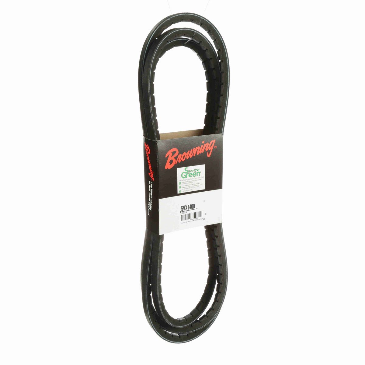 Browning EPDM Notched Belt 98% Efficient - 5VX1400