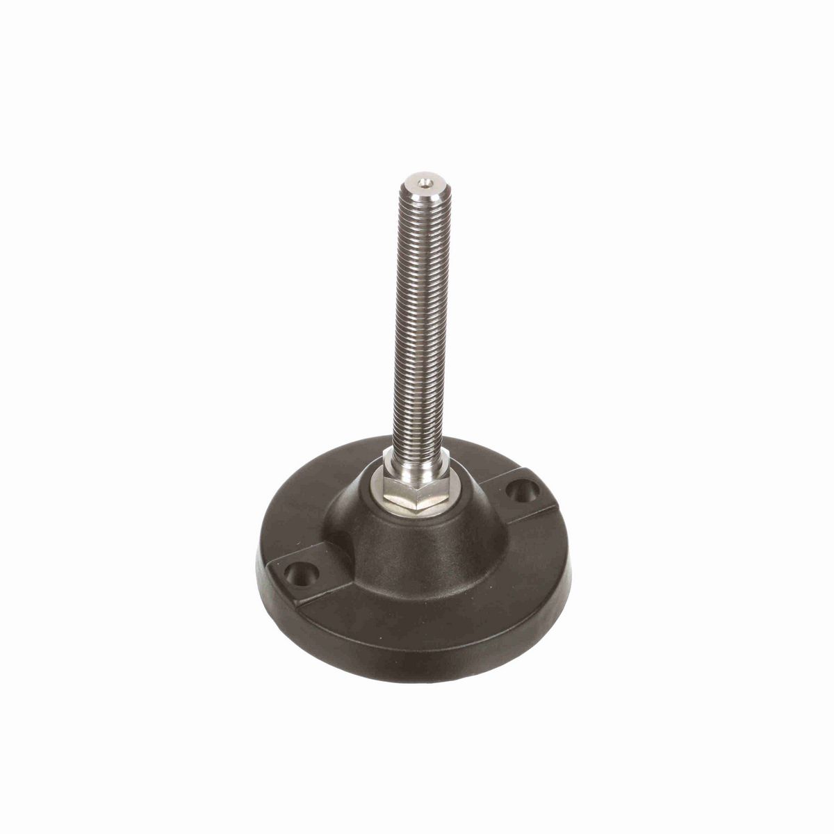 System Plast Fixed Plastic Leveler; Series: VG-520, Base Diameter: 4.84, Spindle Length: 4.87-in, Thread: 3/4-10 - VG-520-02-S34-L7