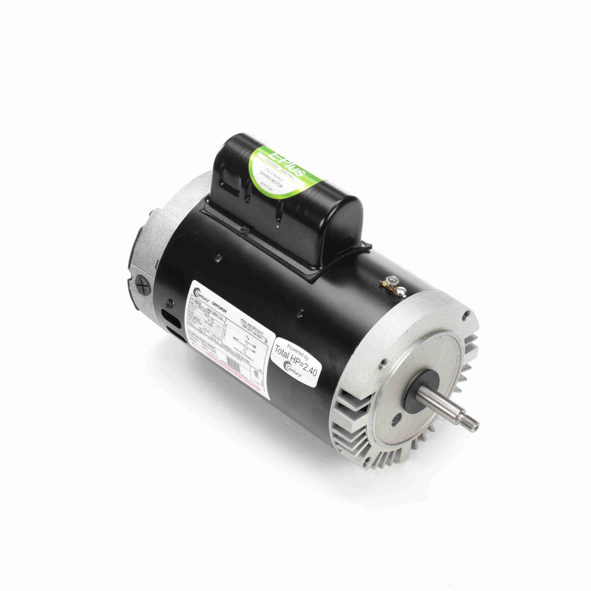 Century Pool Pump Motor, 2.0 HP, 1 Ph, 60 Hz, 208-230 V, 3600 RPM, Y56J Frame, DP - B809