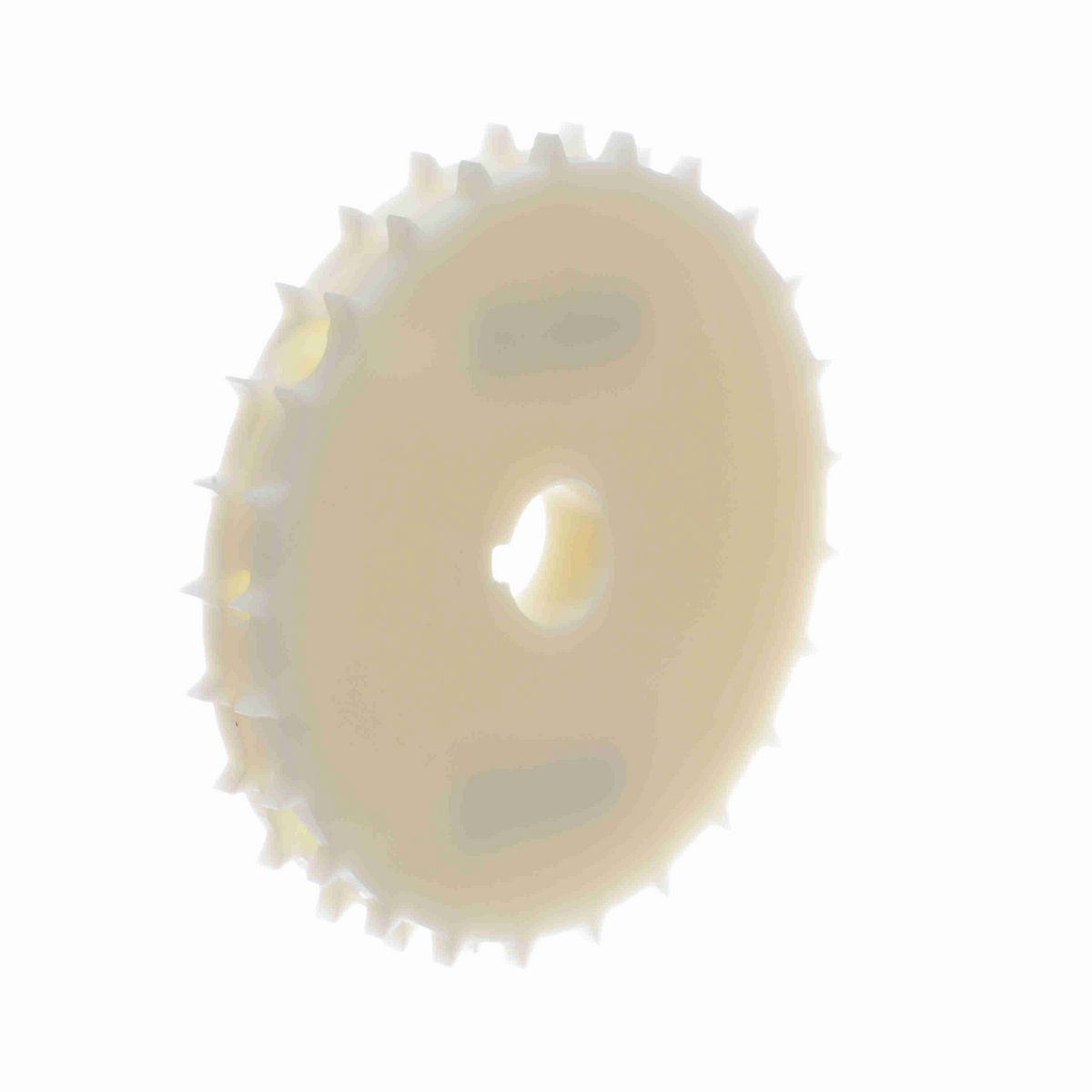System Plast 2190 Series Split Machined Sprocket with 25 Teeth, a 1in Round Shaft-Ready Bore and Setscrew - 2190-25R1-DMS-SS