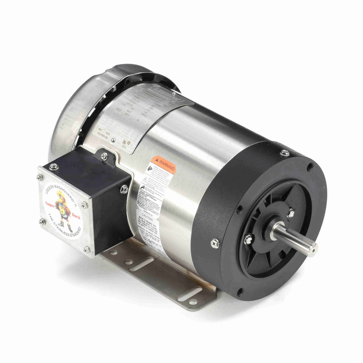LEESON Washguard® ll General Purpose Motor, 1 HP, 3 Ph, 60 Hz, 230/460 V, 1800 RPM, 56HC Frame, TEFC - 119490.00