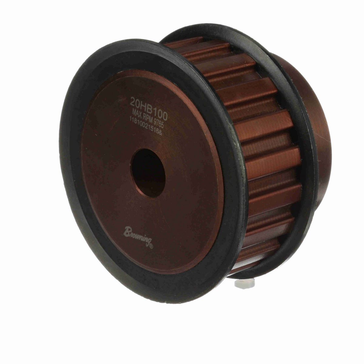 Browning Steel Rough Bore Gearbelt Pulley - 20HB100