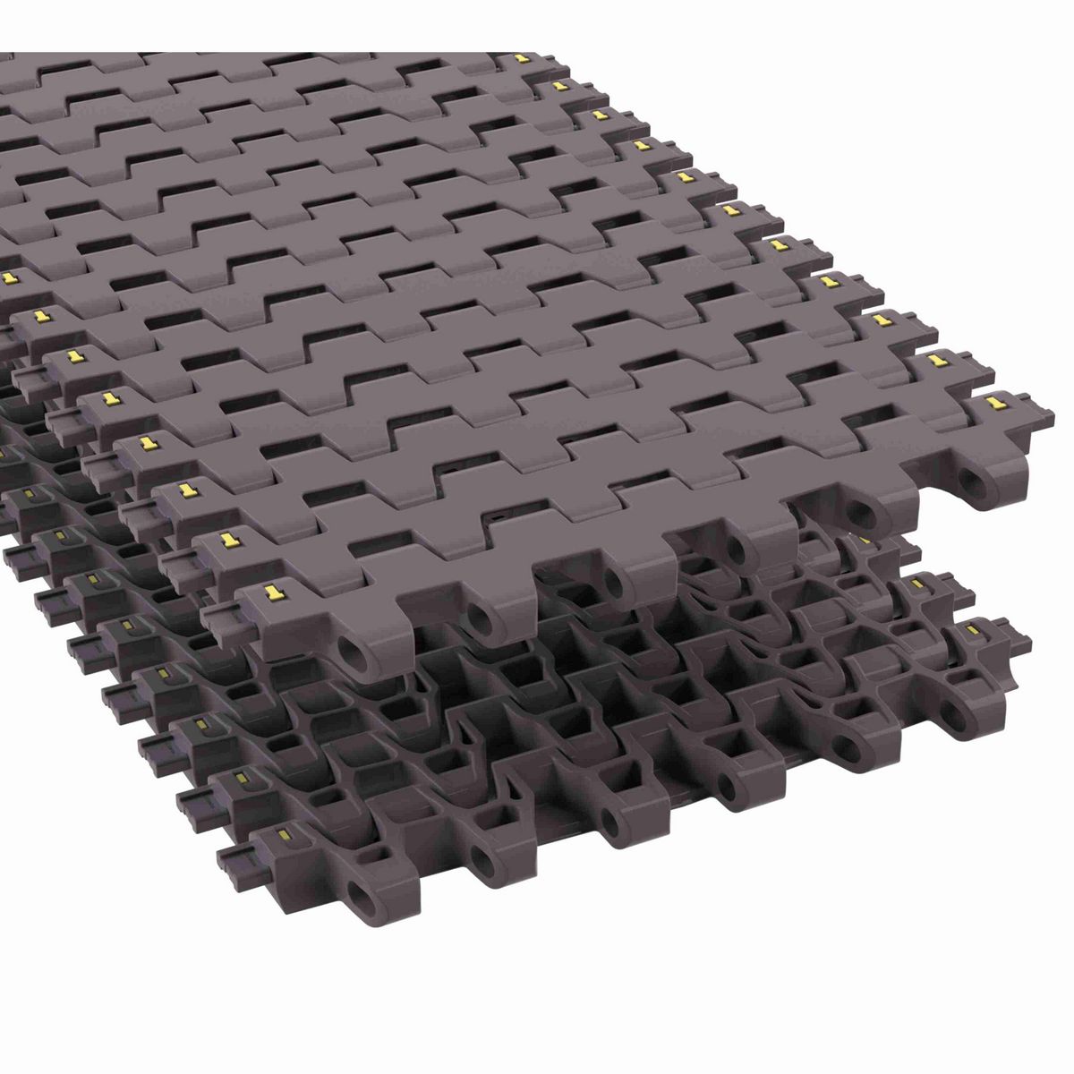 Rexnord 7966ST Side-flexing Flush Grid, Material: Brown High Performance, Width: 12in, Pitch: 1.5in - 10324718