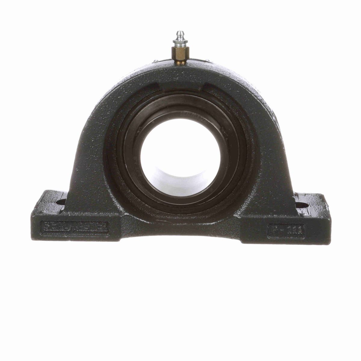 Sealmaster Mounted Cast Iron Two Bolt Pillow Block Ball Bearing - 52100 Bearing Steel, Black Oxided - Setscrew Lock - High Temperature - NP-39 VL