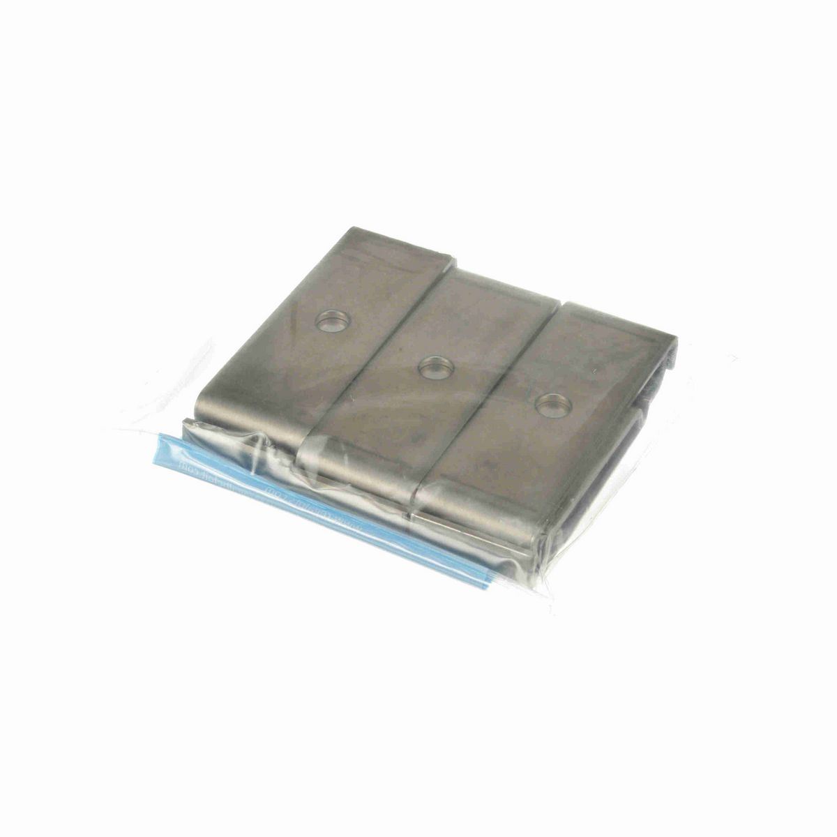 System Plast Double Rail Clamp, Stainless Steel, Square Hole,~3.25" Rail Centers - VG-011-04-SH