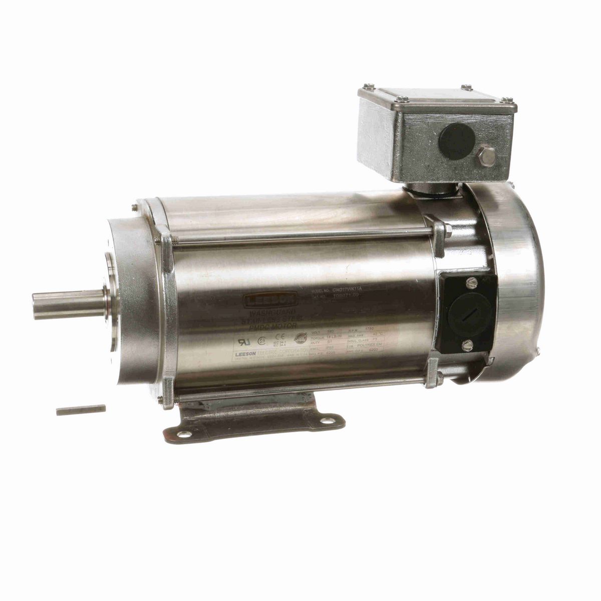 LEESON Premium Duck™ Washdown Motor, 180 V, 1750 RPM, 80D Frame - 109071.00