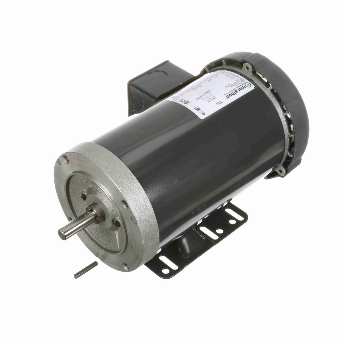 LEESON General Purpose Motor, 1.50 HP, 3 Ph, 60 Hz, 575 V, 1800 RPM, 56HC Frame, TEFC - K722A