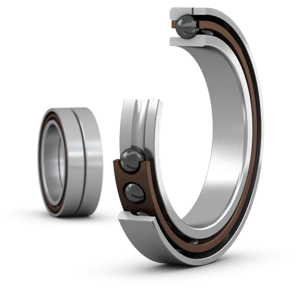 Согласованный комплект двух прецизионных высокоскоростных однорядных радиально-упорных шарикоподшипников типа E SKF 71907 FE/HCP4AHDT