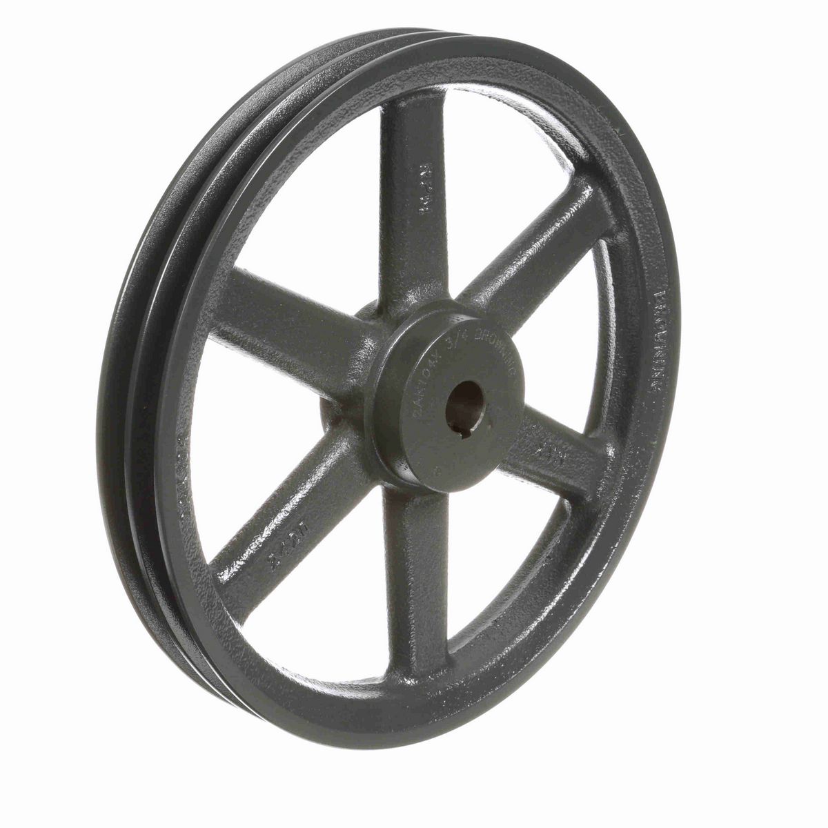 Browning 2 Groove Cast Iron FHP - Finished Bore Sheave - 2AK104X3/4