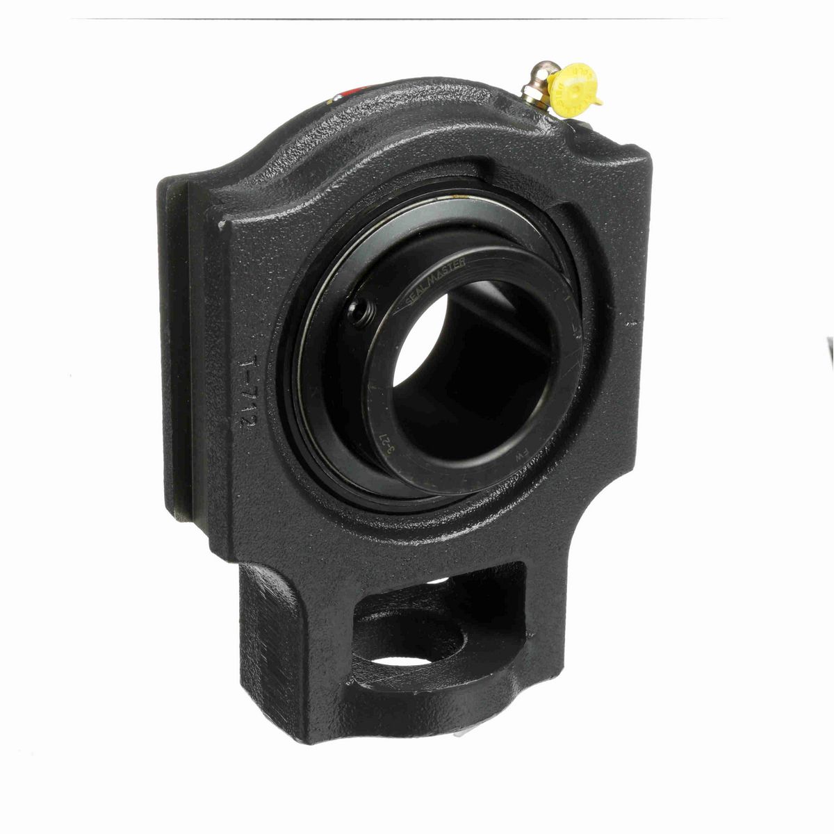 Sealmaster Mounted Cast Iron Wide Slot Take Up Ball Bearing - 52100 Bearing Steel, Black Oxided - Setscrew Lock - MST-39