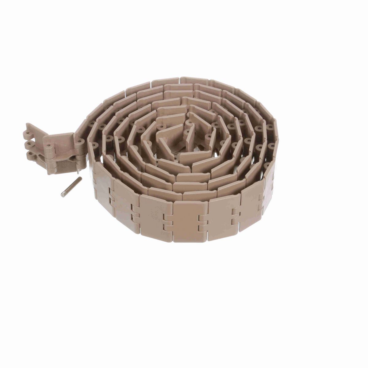 System Plast 820 Straight Running Solid Top, Material: Tan Low Friction, Width: 2.5in, Pitch: 1.5in - LF820-K250