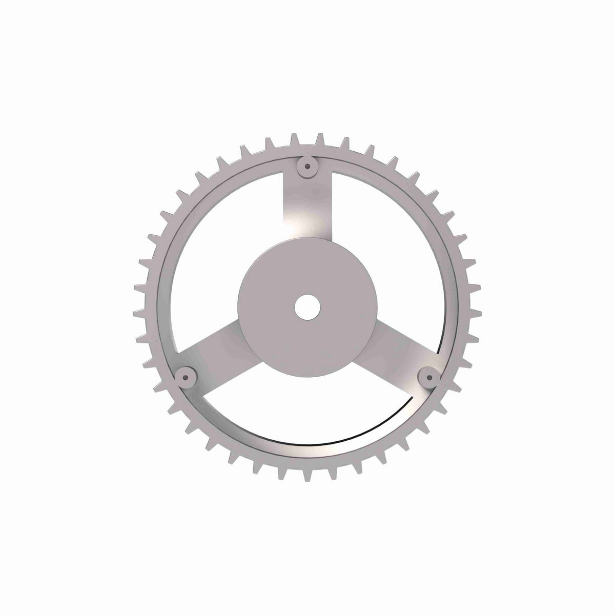 Rexnord 880 Series Solid One Piece Cast Iron Sprocket with 9 Teeth and a 3/4in Round Rough Stock Bore (RSB) - 401-234-2