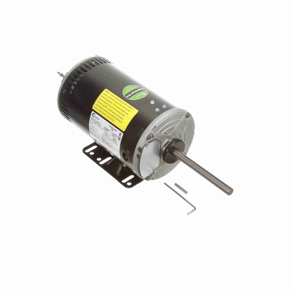 Century JuggerNaut® Pro Condenser Fan Motor, 1.5&1 HP, 3 Ph, 60/50 Hz, 230/460&190/380 V, 56HZ Frame, OPAO - H1051A-PRO
