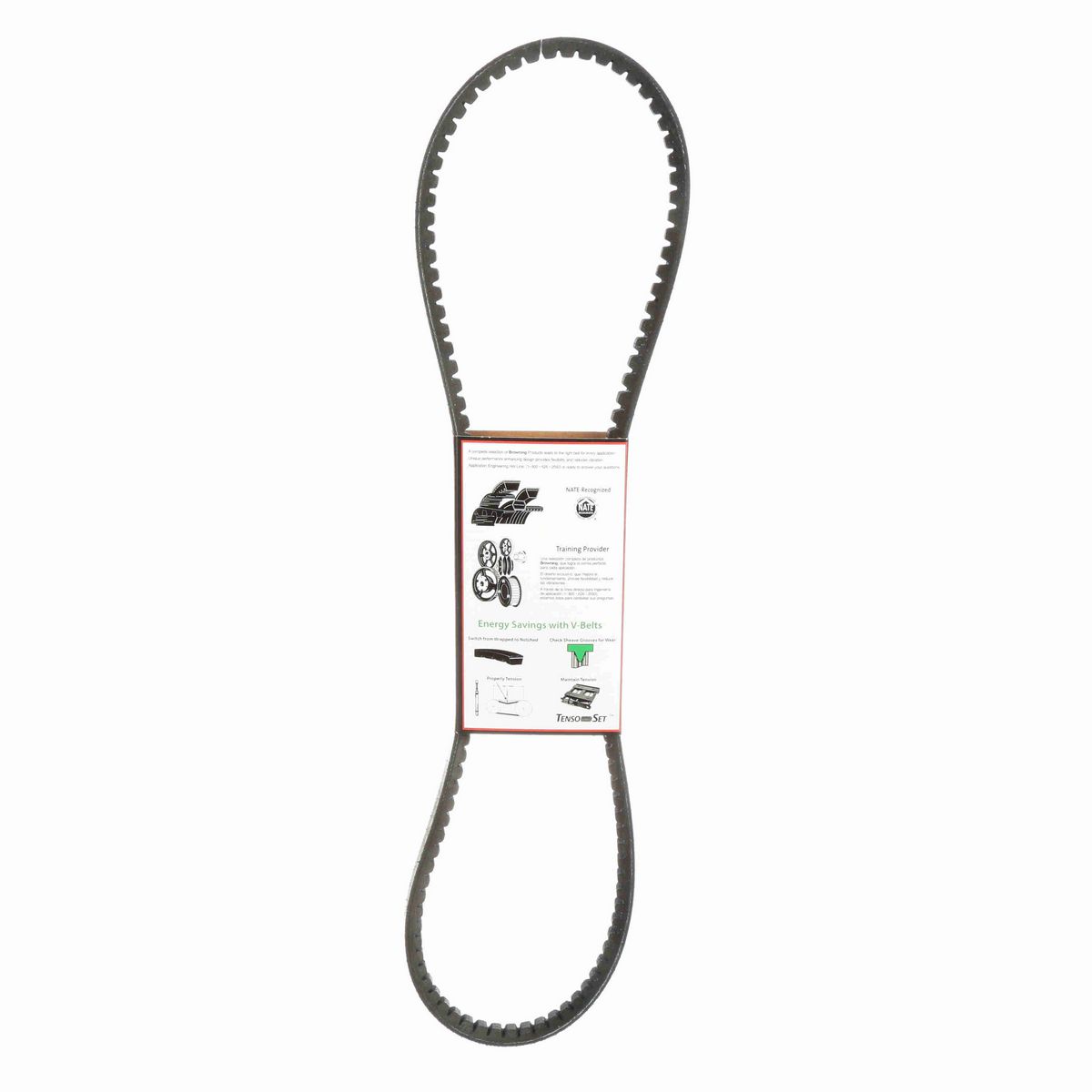 Browning EPDM Notched Belt 98% Efficient - AX44