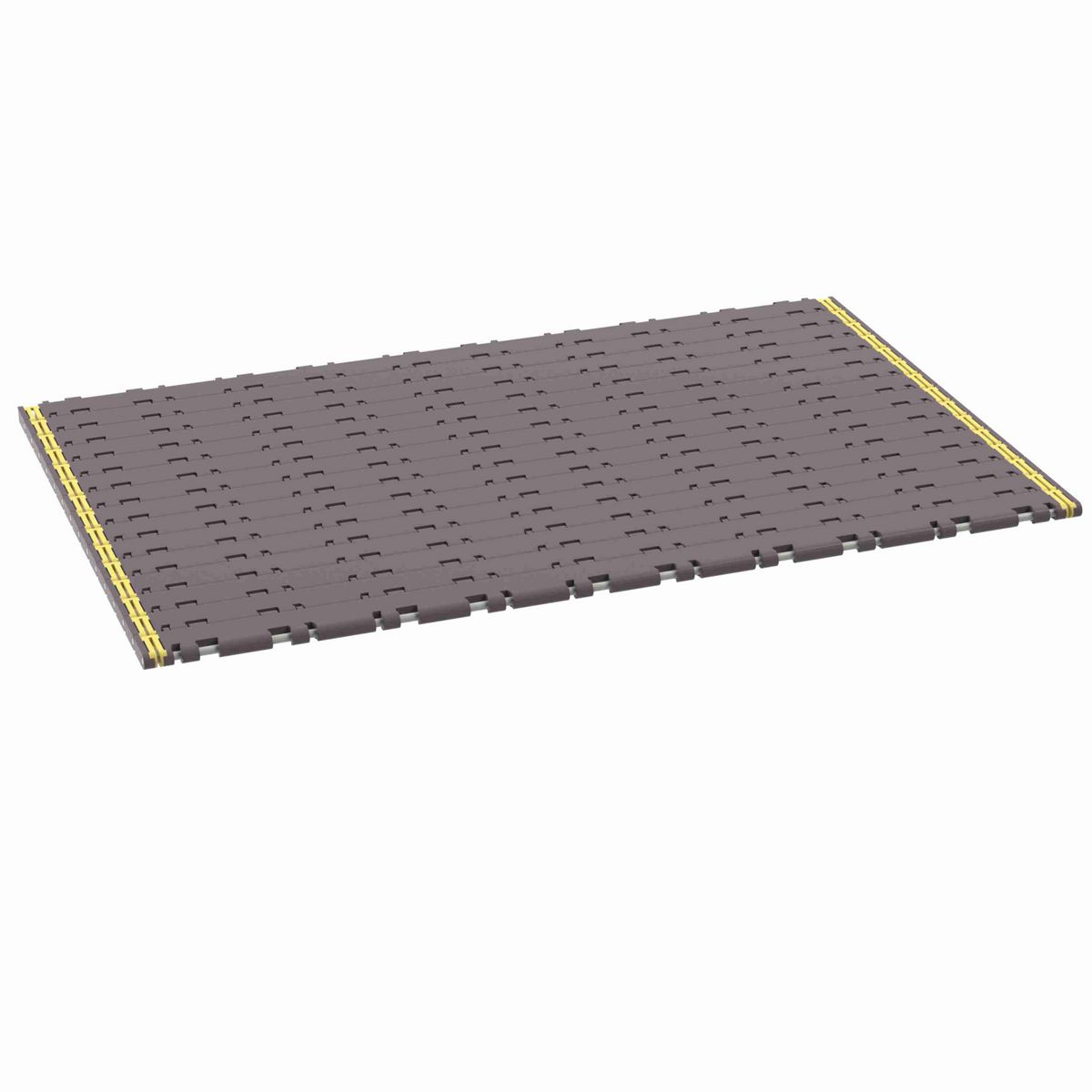 Rexnord 7956NT Side-flexing Flush Grid, Material: Brown High Performance, Width: 30in, Pitch: 1.25in - 10464504