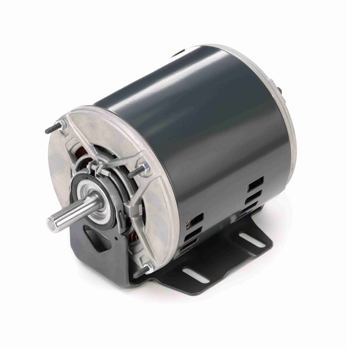 LEESON Fan and Blower Motor, 0.50 HP, 3 Ph, 60 Hz, 208-230/460 V, 1800 RPM, 56 Frame, DP - K381