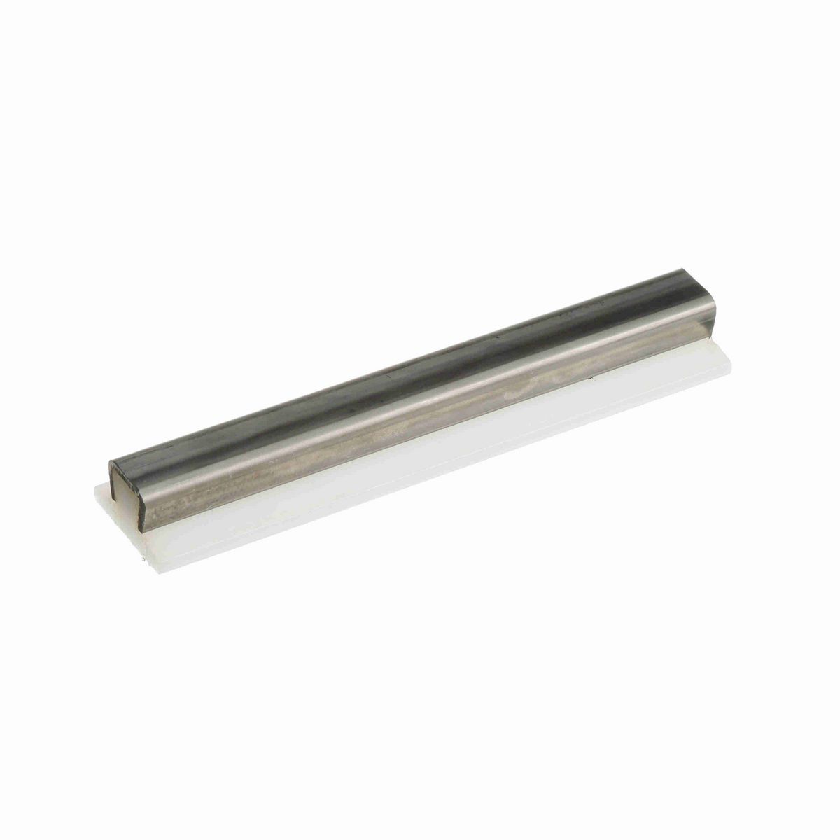 System Plast Wide Flat Guide Rail: 1.25"W X 0.69"H X 120"L White UHMW-PE - VG-SSWFS-1.25-10