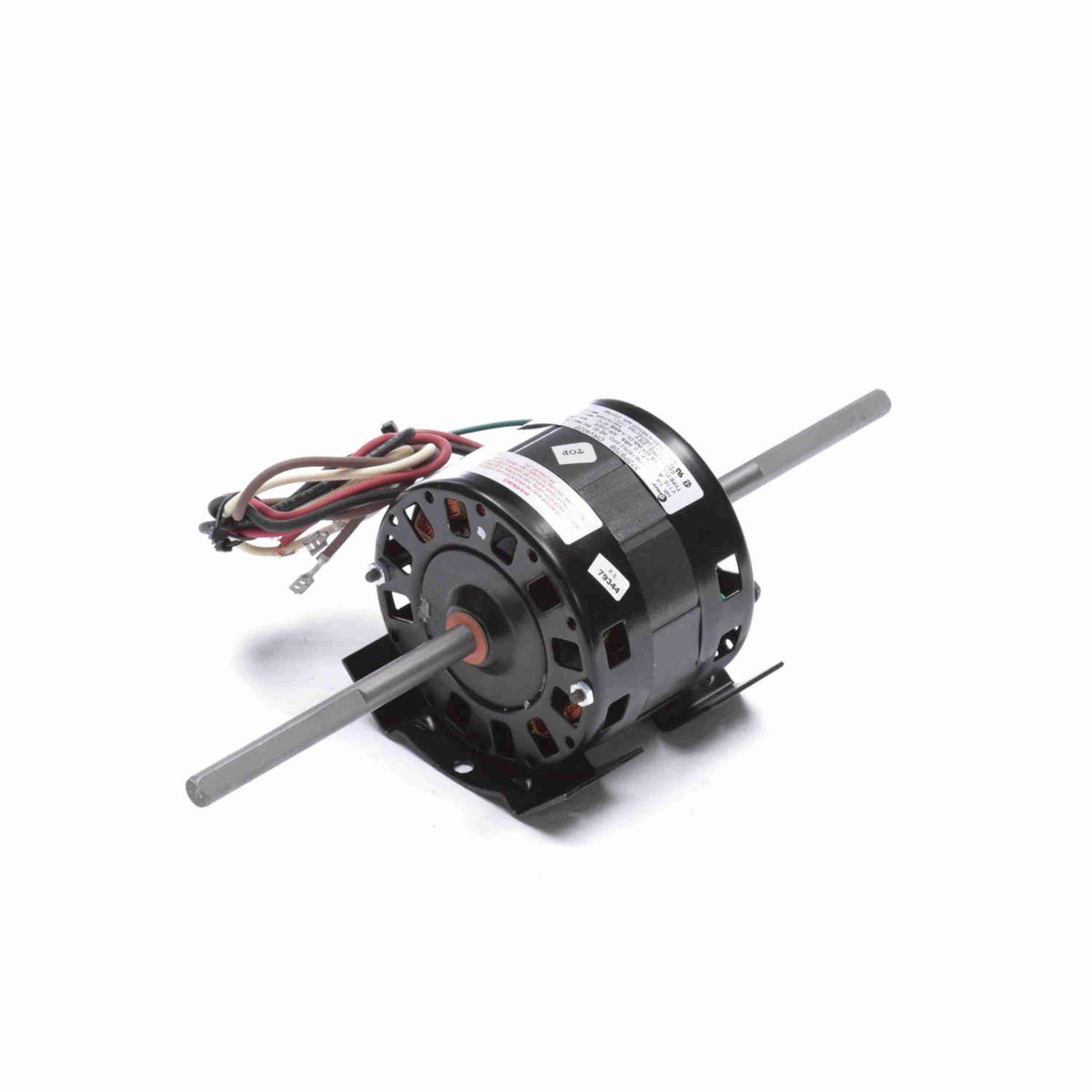 Century OEM Replacement Motor, 1/4 HP, 1 Ph, 60 Hz, 115 V, 1625 RPM, 2 Speed, 42 Frame, OPEN - ORV4538A