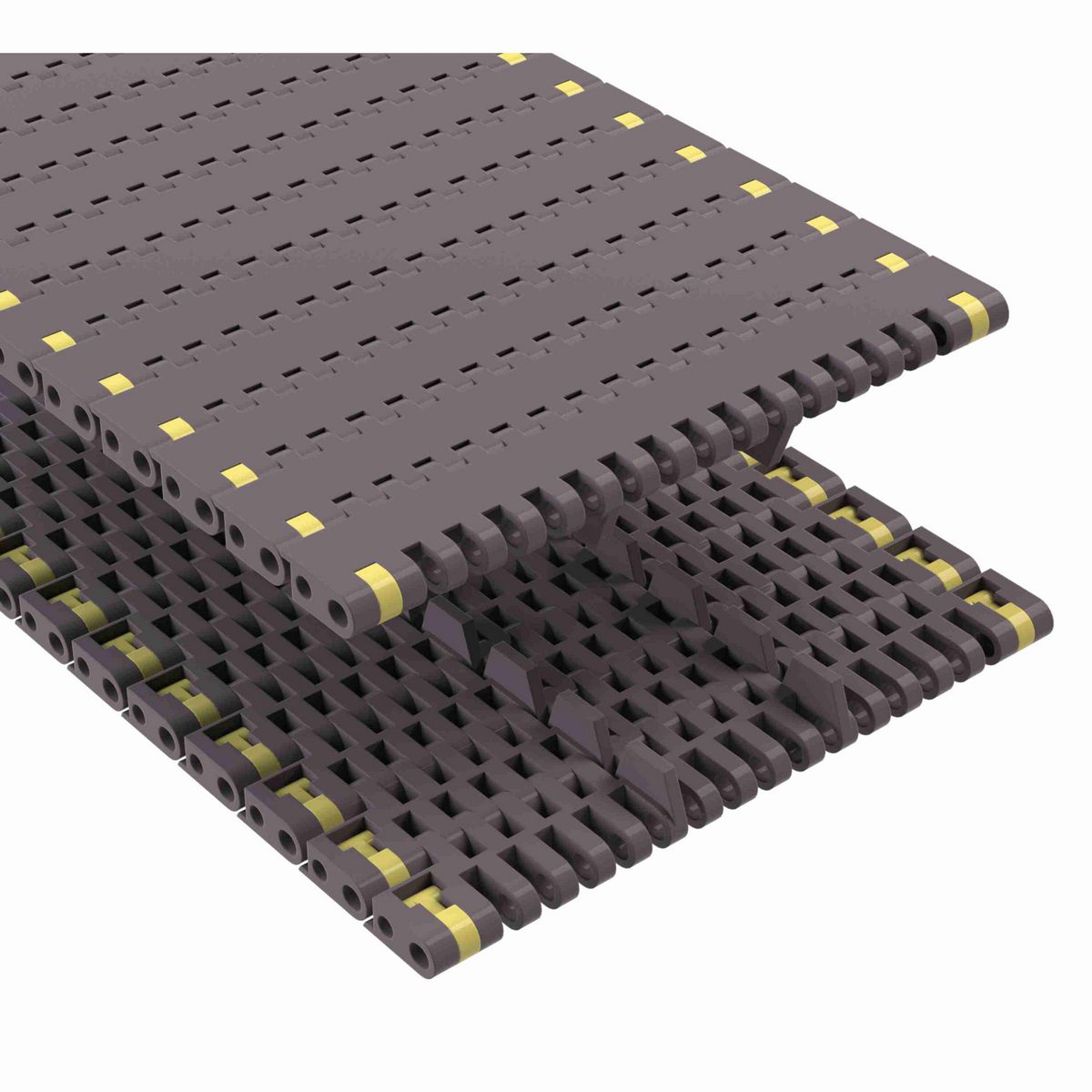 Rexnord 8505 Straight Running Solid Top, Material: Brown High Performance, Width: 6in, Pitch: 0.75in - 81420761