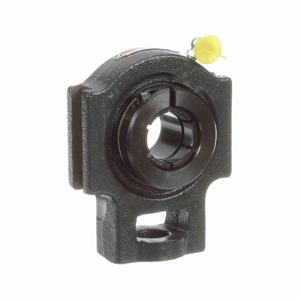 Sealmaster Mounted Cast Iron Wide Slot Take Up Ball Bearing - 52100 Bearing Steel, Black Oxided - Concentric Lock - MST-20T